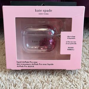 Kate Spade AirPods Pro Pink Multi Liquid Glitter Case